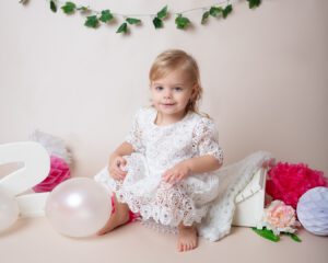 narozeninové focení cake smash Hana Tučková