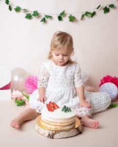narozeninové focení cake smash Hana Tučková
