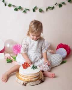 narozeninové focení cake smash Hana Tučková