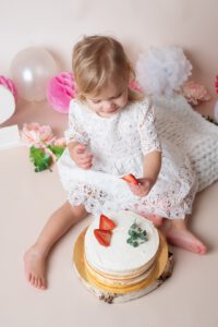 narozeninové focení cake smash Hana Tučková