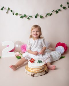 narozeninové focení cake smash Hana Tučková