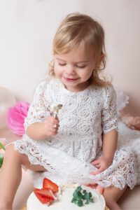 narozeninové focení cake smash Hana Tučková