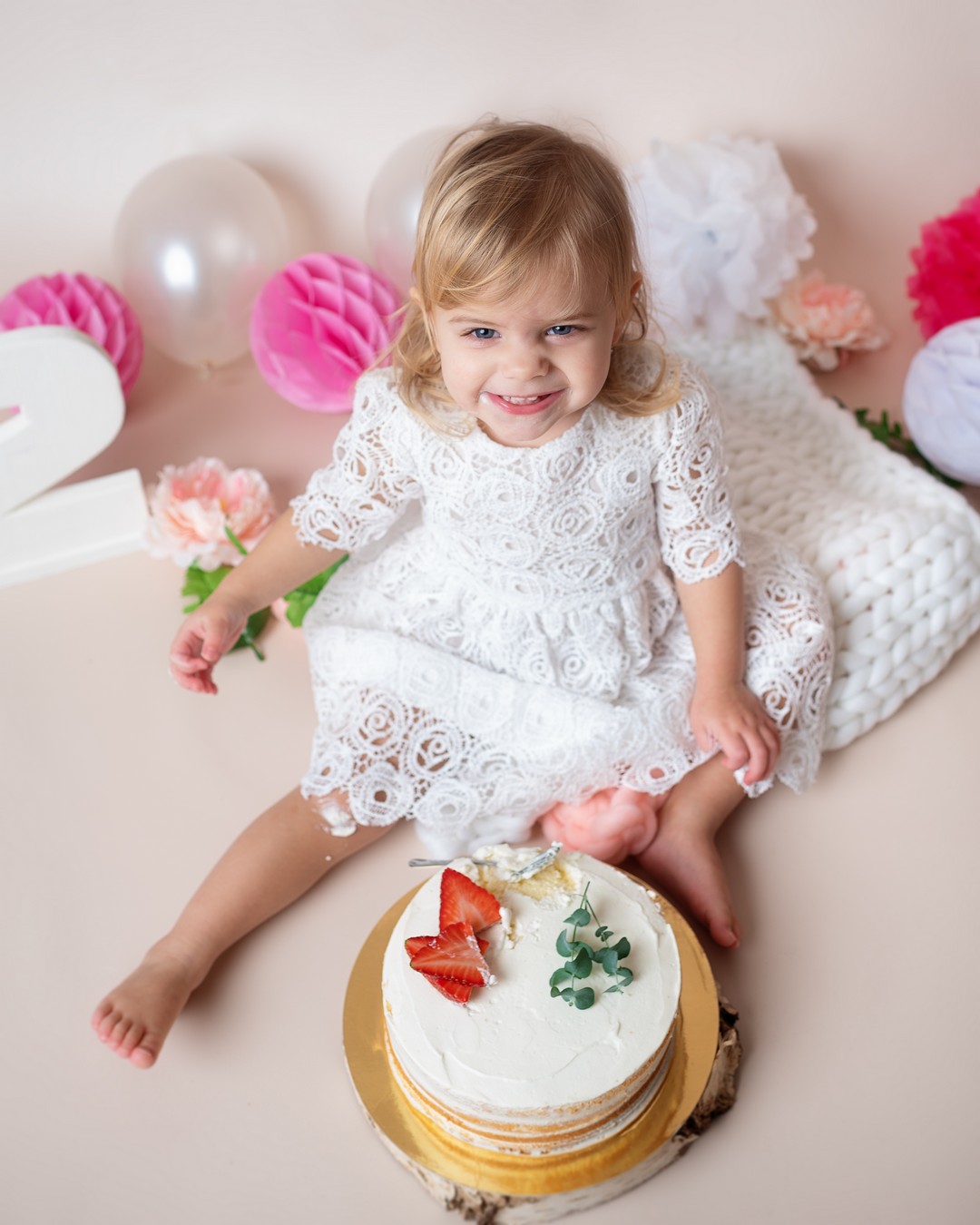 narozeninové focení cake smash Hana Tučková
